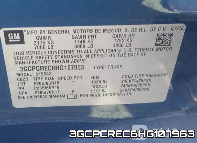 3GCPCREC6HG107963 фото 10