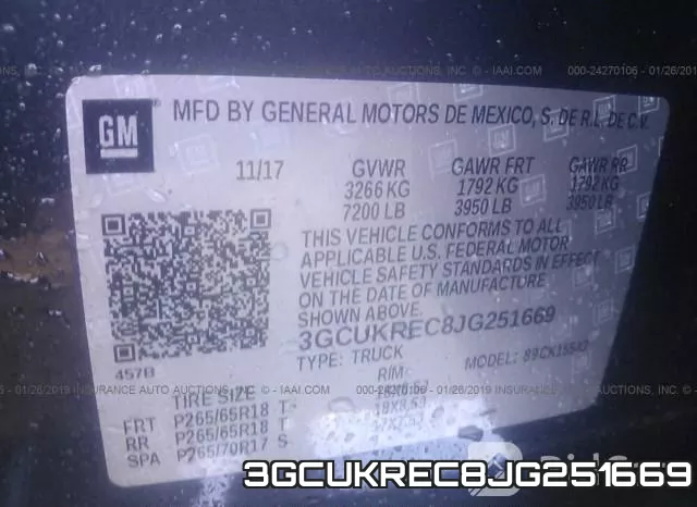 3GCUKREC8JG251669 фото 10