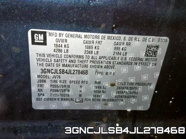 3GNCJLSB4JL278468 фото 2