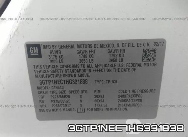 3GTP1NEC7HG331838 фото 10
