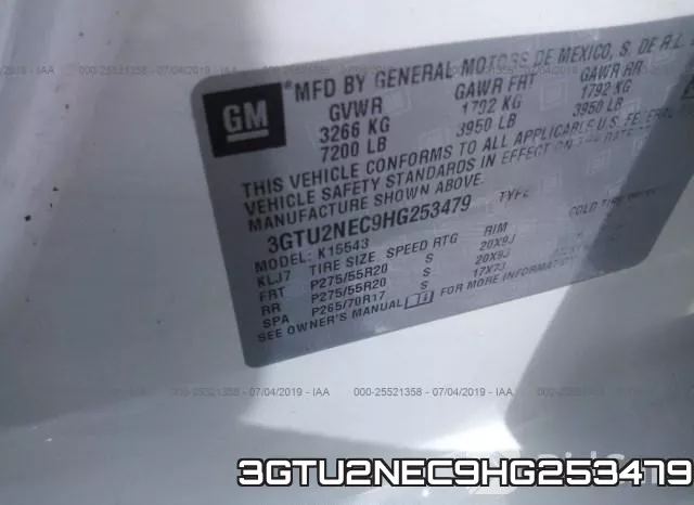 3GTU2NEC9HG253479 фото 9