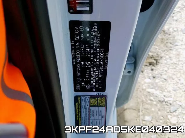 3KPF24AD5KE040324 фото 2