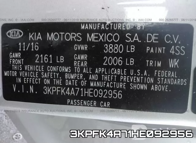3KPFK4A71HE092956 фото 10
