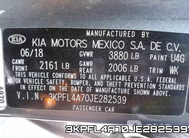 3KPFL4A70JE282539 фото 10