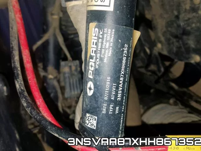 3NSVAA87XHH867352 фото 2