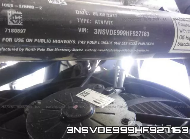 3NSVDE999HF927163 фото 2