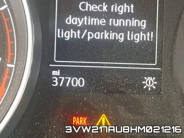 3VW217AU8HM021216 фото 9