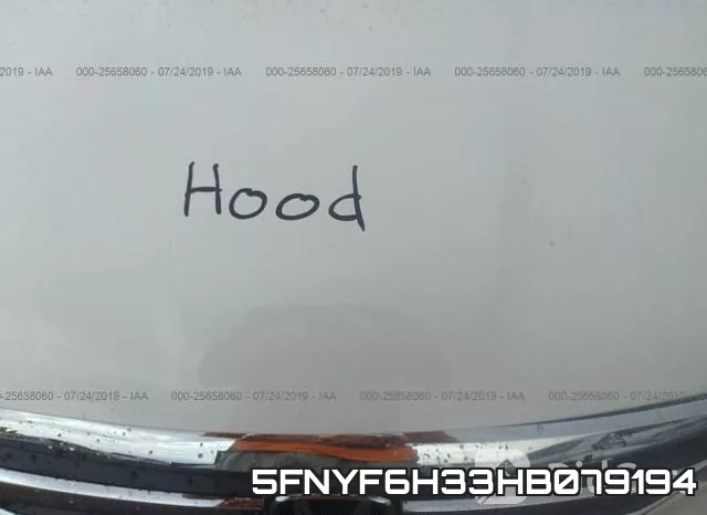 5FNYF6H33HB079194 фото 2