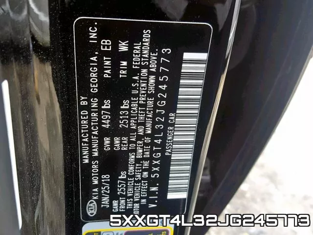 5XXGT4L32JG245773 фото 2