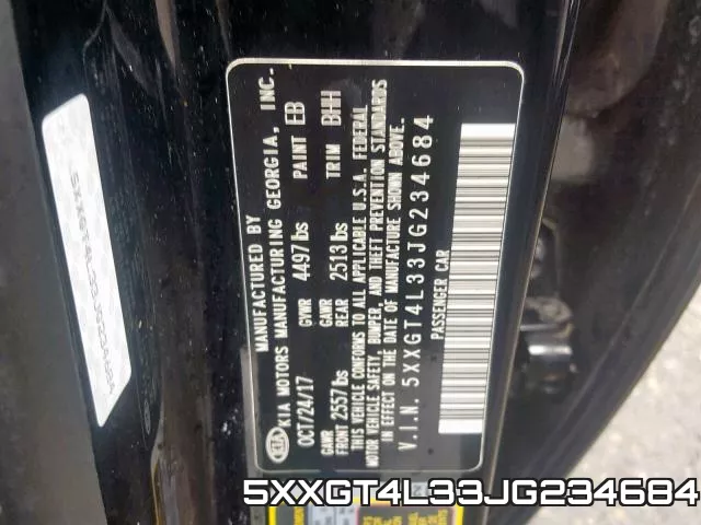 5XXGT4L33JG234684 фото 2