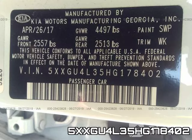 5XXGU4L35HG178402 фото 10