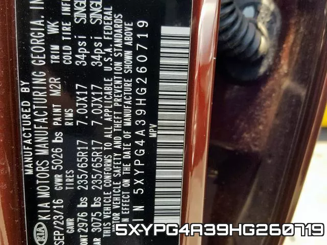 5XYPG4A39HG260719 фото 2