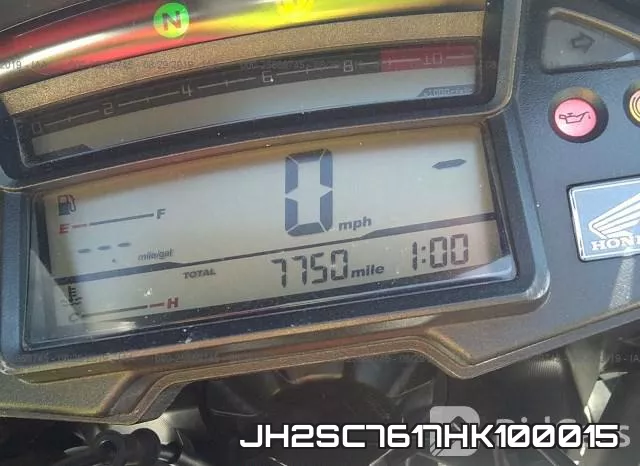 JH2SC7617HK100015 фото 8