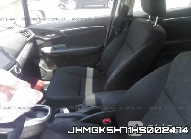 JHMGK5H71HS002474 фото 6