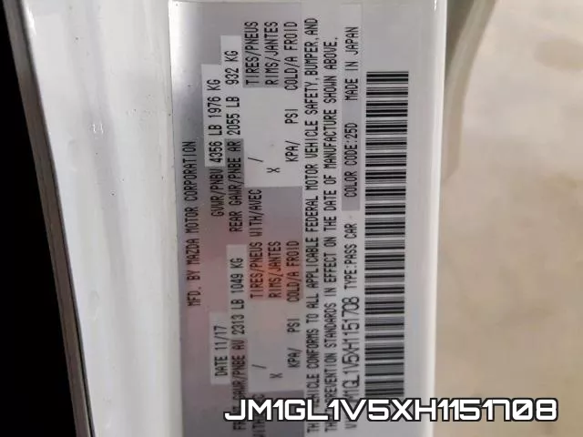 JM1GL1V5XH1151708 фото 2