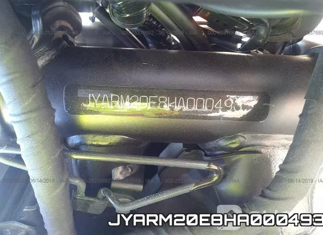 JYARM20E8HA000493 фото 2