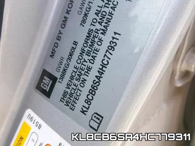 KL8CB6SA4HC779311 фото 2