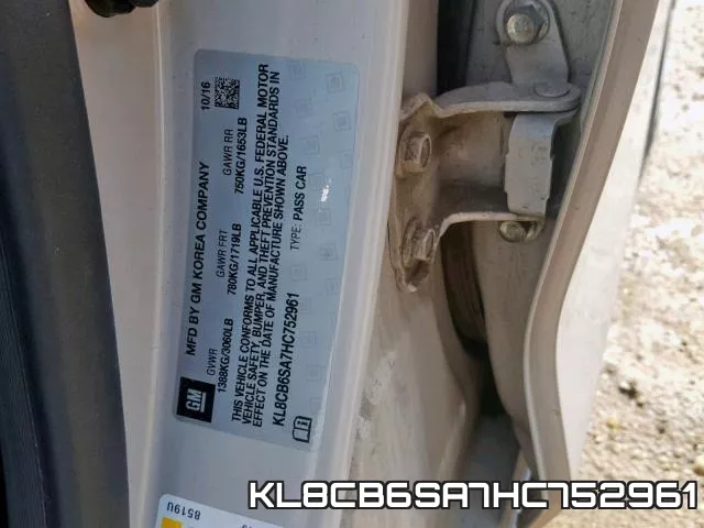 KL8CB6SA7HC752961 фото 2