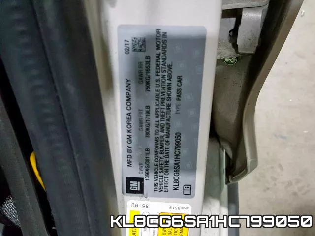 KL8CG6SA1HC799050 фото 2