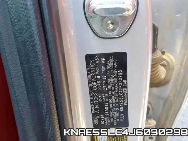 KNAE55LC4J6030298 фото 2