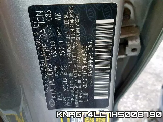 KNAGT4LC7H5008790 фото 2
