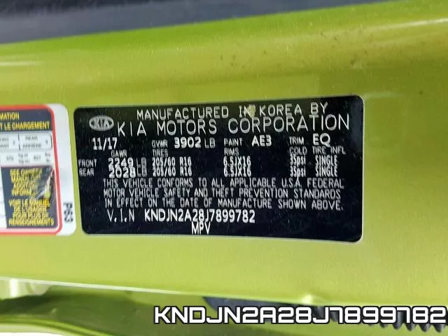 KNDJN2A28J7899782 фото 2
