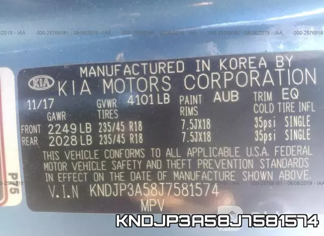 KNDJP3A58J7581574 фото 10