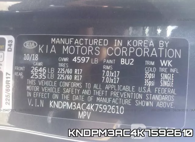 KNDPM3AC4K7592610 фото 10