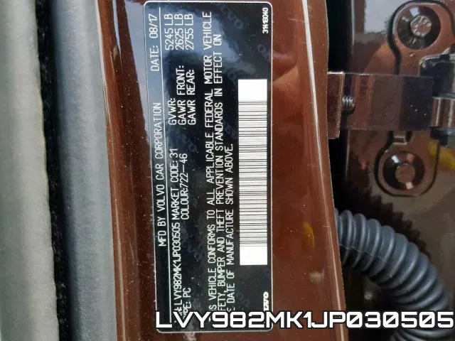 LVY982MK1JP030505 фото 2