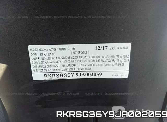 RKRSG36Y9JA002059 фото 2