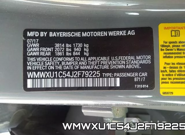 WMWXU1C54J2F79225 фото 10