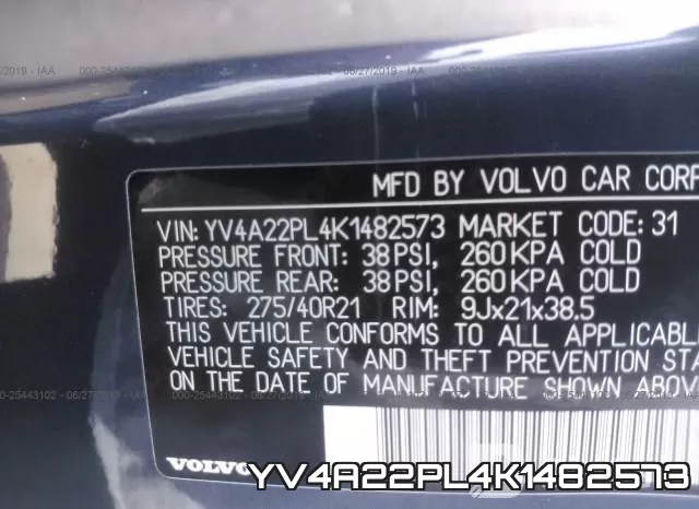 YV4A22PL4K1482573 фото 10
