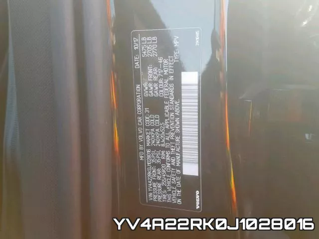 YV4A22RK0J1028016 фото 2