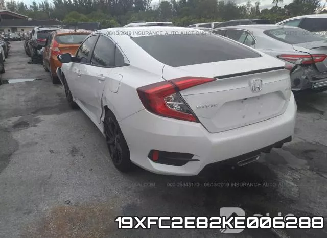 19XFC2E82KE006288 фото 4