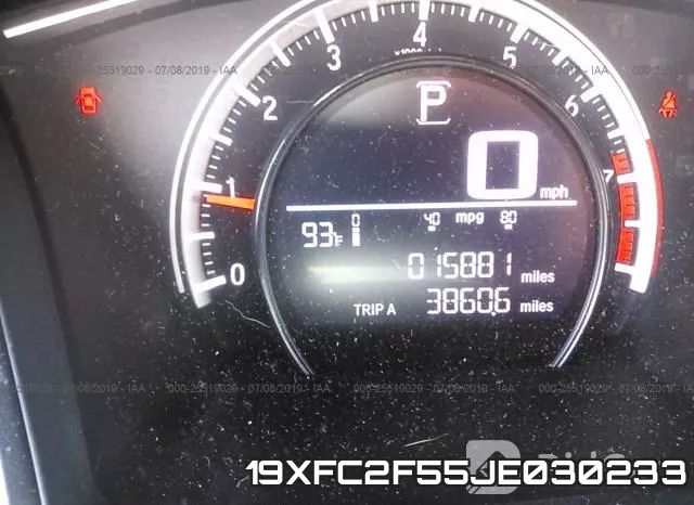19XFC2F55JE030233 фото 8