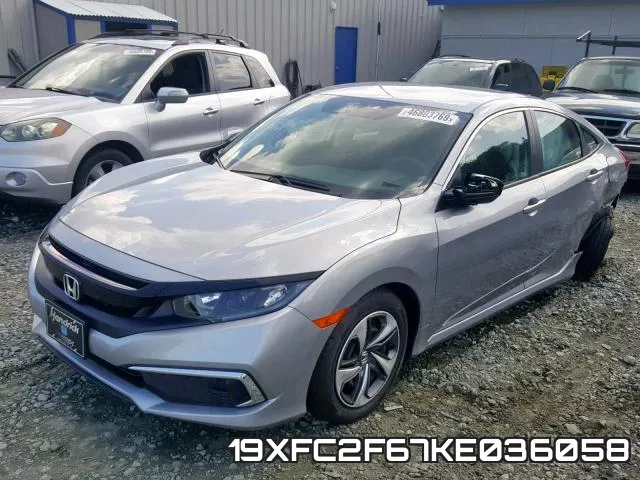 19XFC2F67KE036058 фото 3