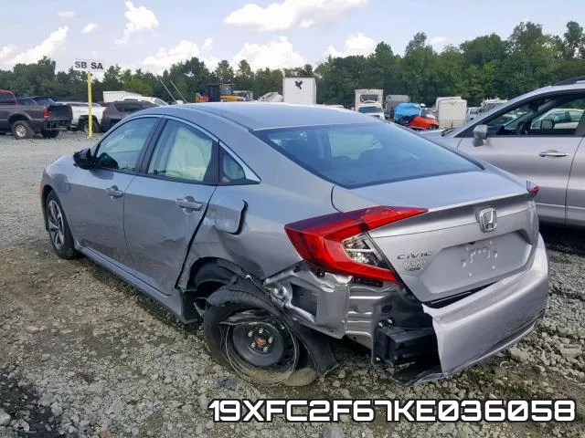 19XFC2F67KE036058 фото 4