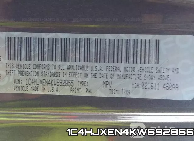 1C4HJXEN4KW592855 фото 10