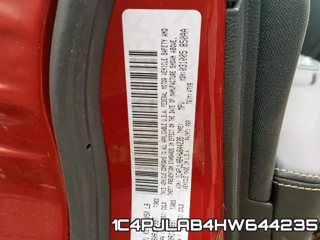 1C4PJLAB4HW644235 фото 2