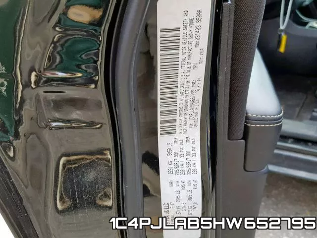 1C4PJLAB5HW652795 фото 2