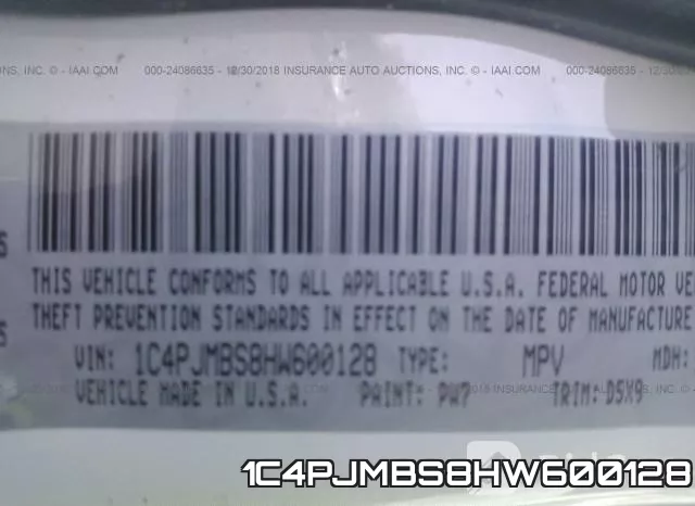 1C4PJMBS8HW600128 фото 10