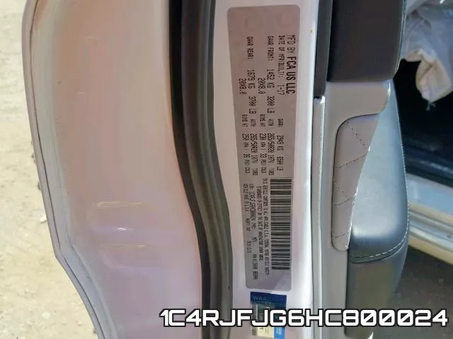 1C4RJFJG6HC800024 фото 2