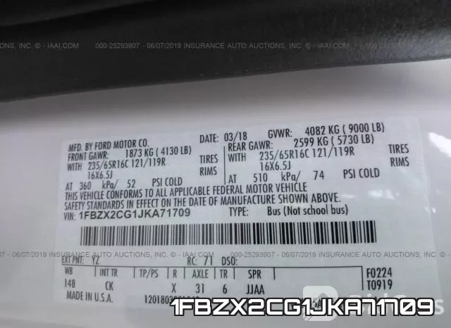 1FBZX2CG1JKA71709 фото 10