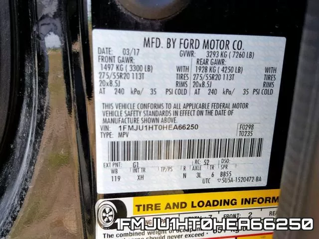 1FMJU1HT0HEA66250 фото 2