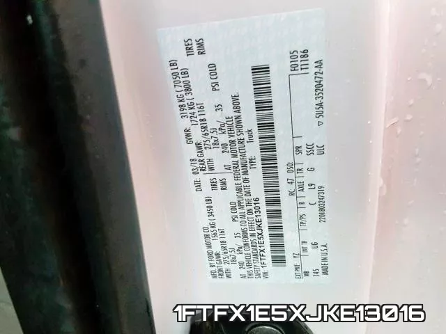 1FTFX1E5XJKE13016 фото 2