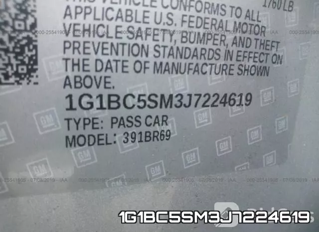 1G1BC5SM3J7224619 фото 10