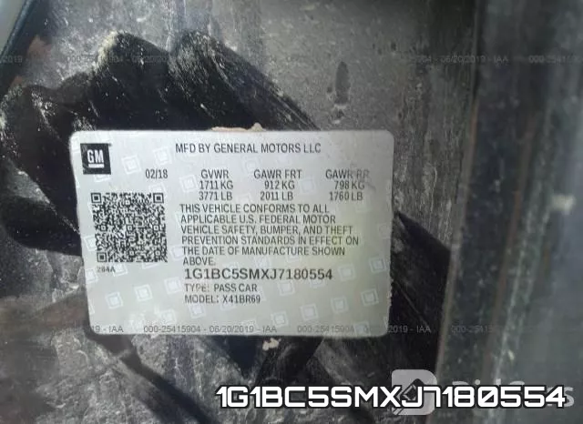 1G1BC5SMXJ7180554 фото 10