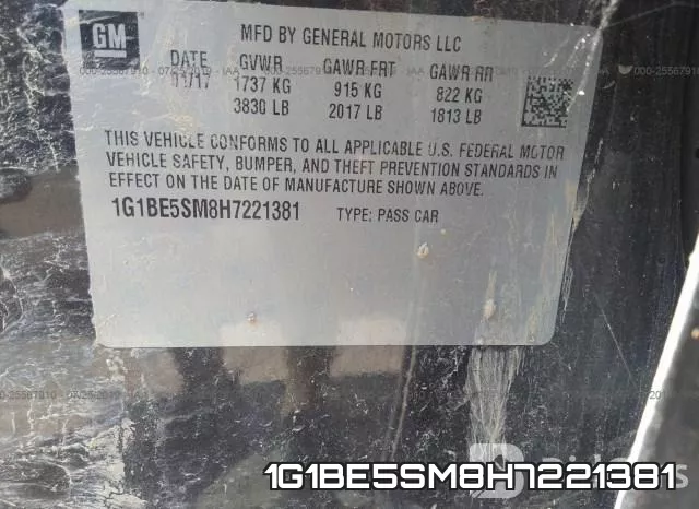 1G1BE5SM8H7221381 фото 10