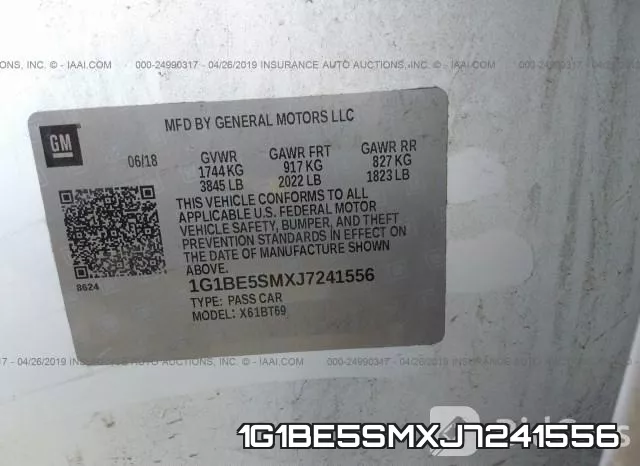 1G1BE5SMXJ7241556 фото 10