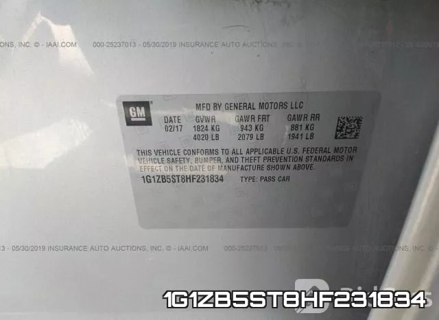 1G1ZB5ST8HF231834 фото 10
